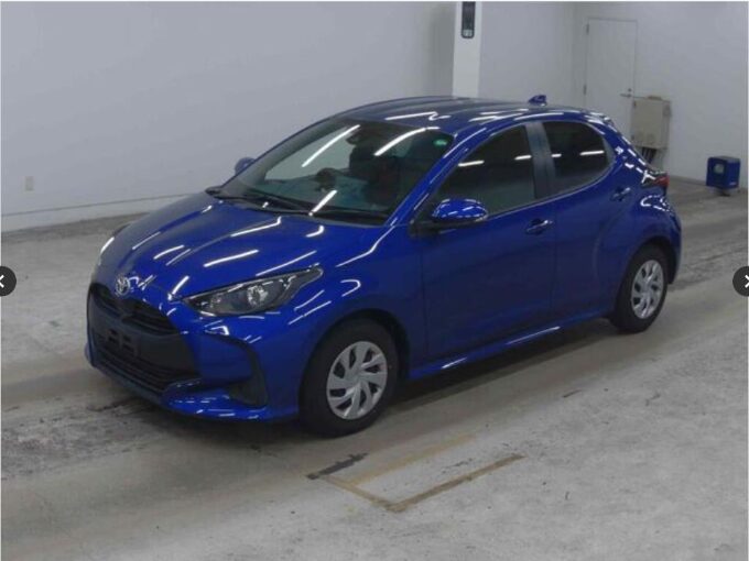 TOYOTA YARIS BLUE - 4